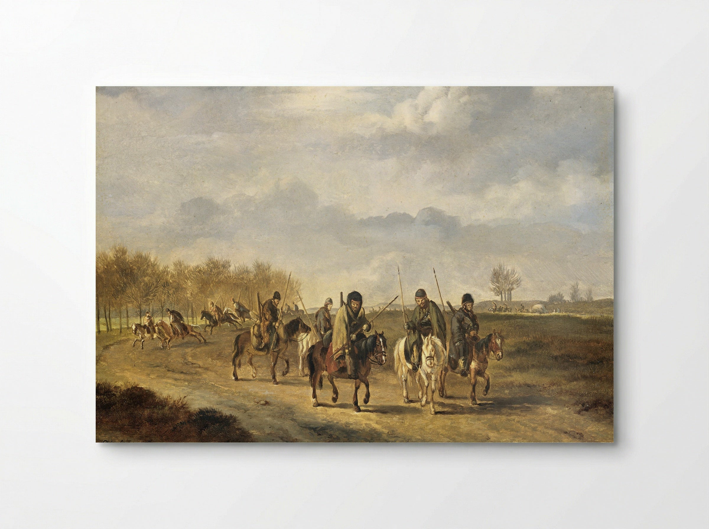 Cossacks on a Country Road near Bergen in North Holland - Pieter Gerardus van Os - Poster