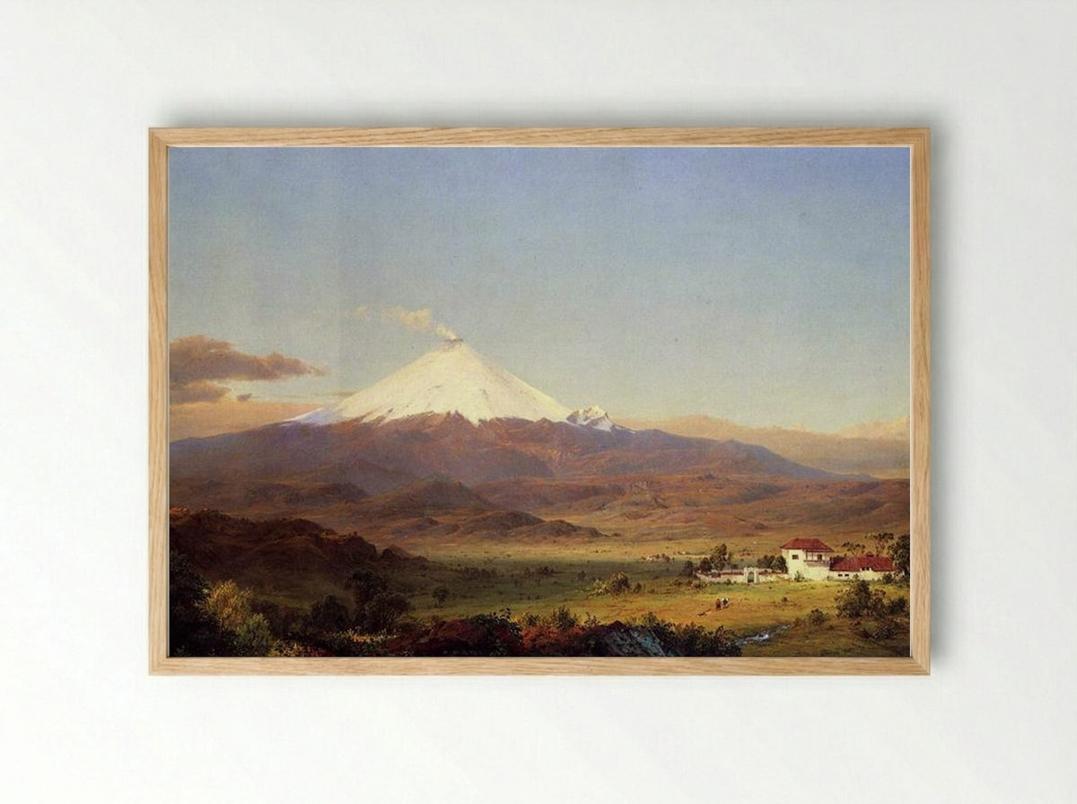 Cotopaxi - Frederic Edwin Church - Framed Print Wood