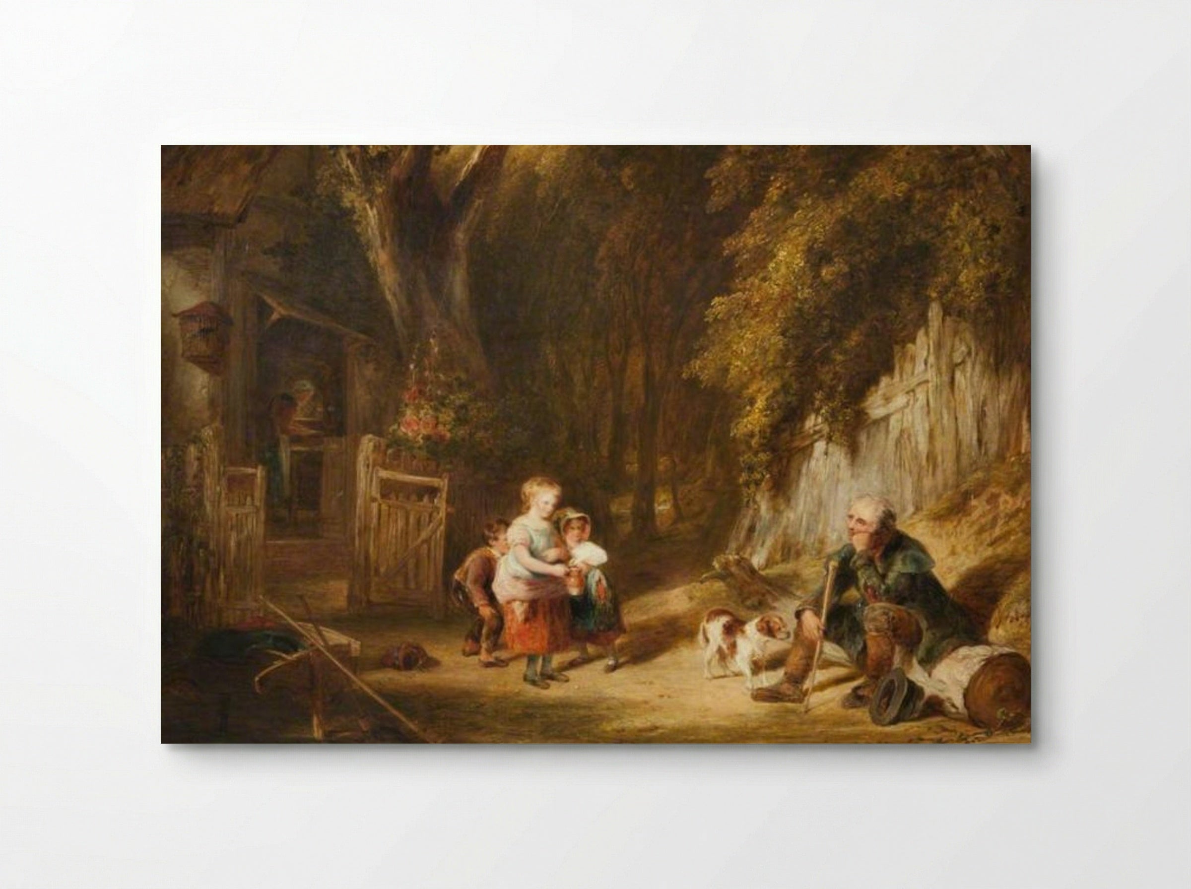 Cottage Hospitality - William Collins - Poster