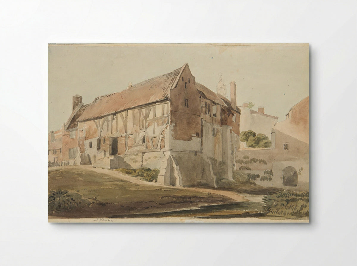 Cottage near the Castle at York - John Varley - Poster