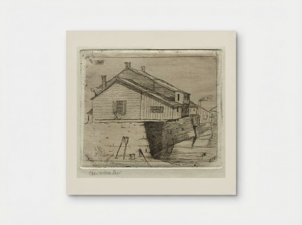 Cottages, Cleveland - Otto H. Bacher - Poster