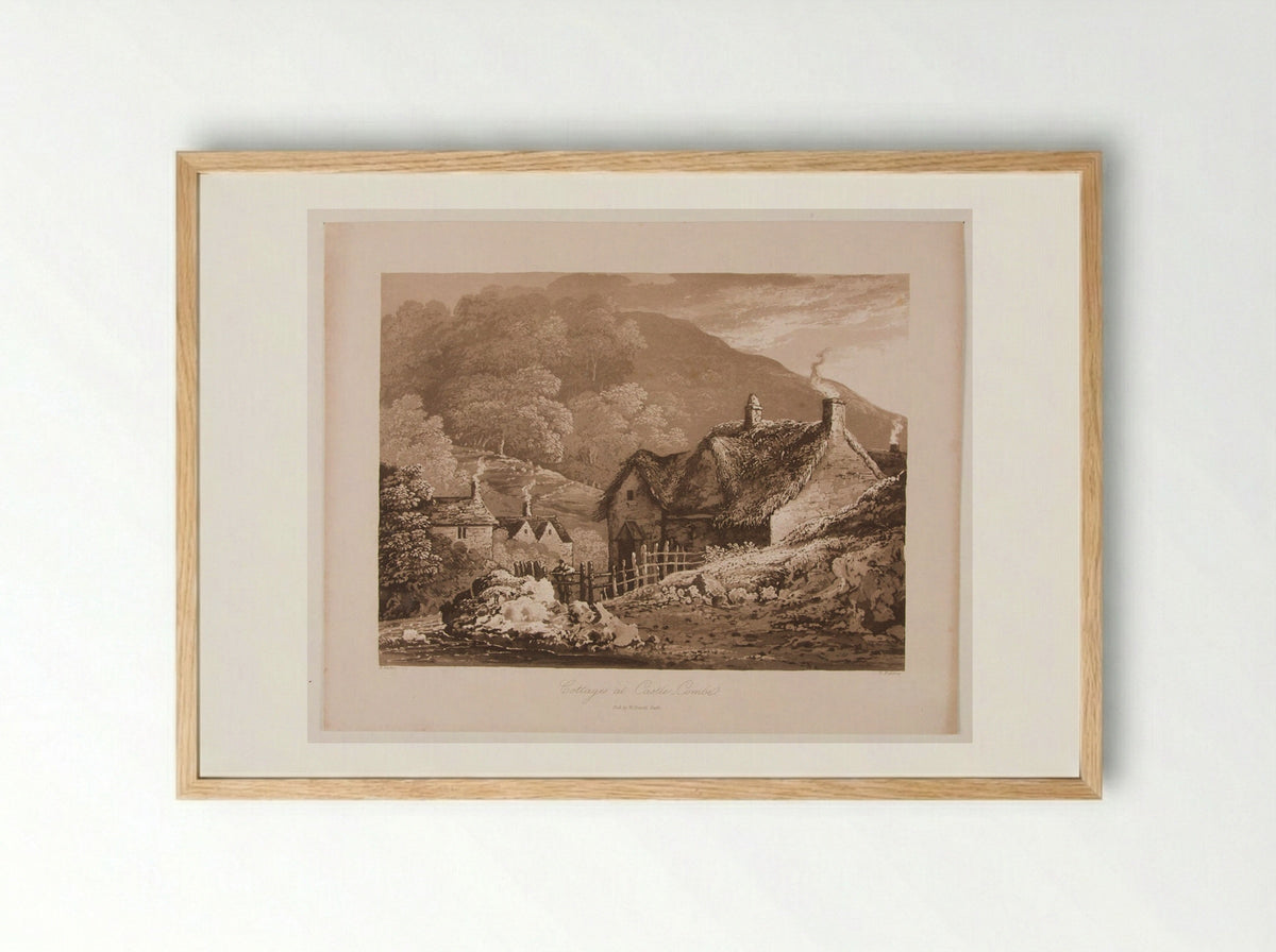 Cottages at Castle-Combe - Thales Fielding - Framed Print Wood