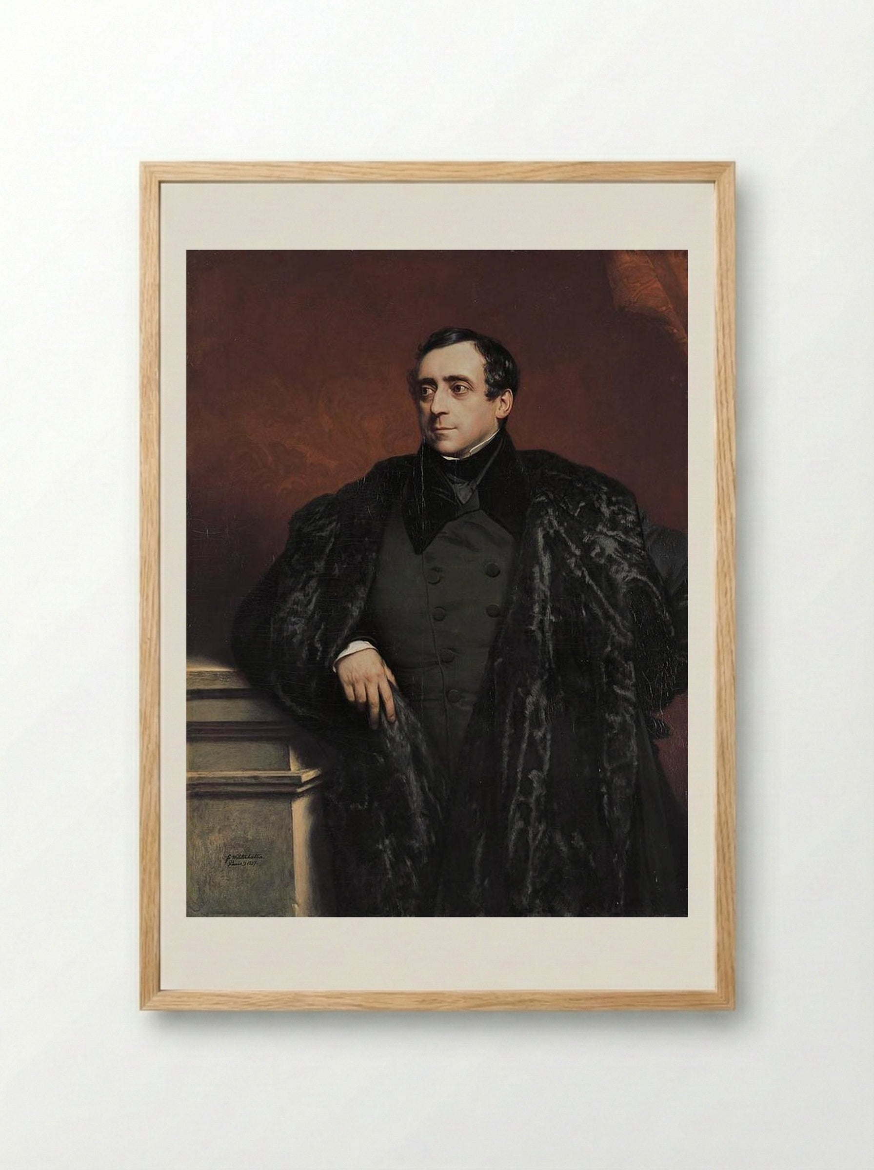 Count Jenison Walworth - Franz Xaver Winterhalter - Framed Print Wood