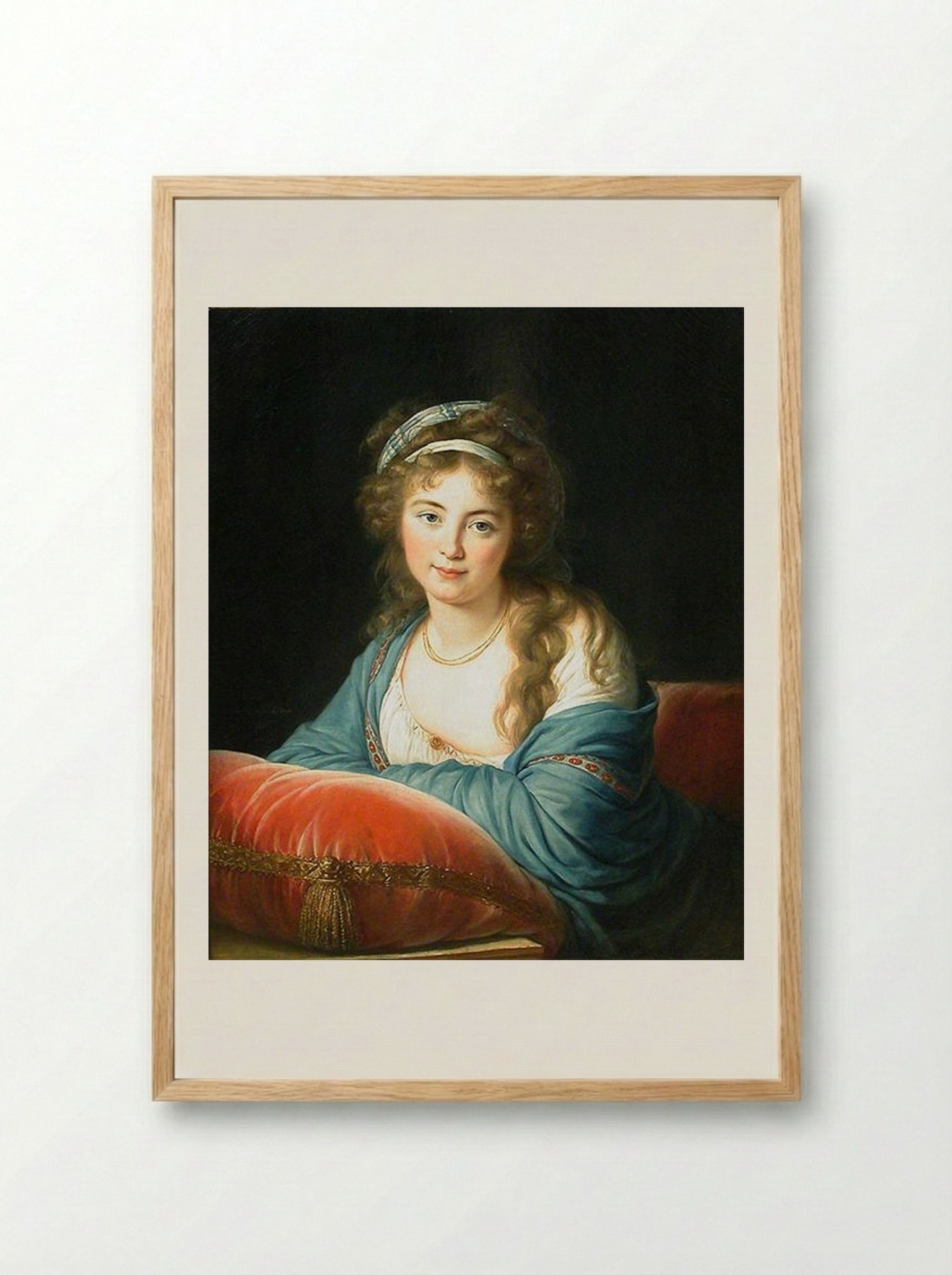 Countess Skavronskaia - Louise Elisabeth Vigée Le Brun - Framed Print Wood