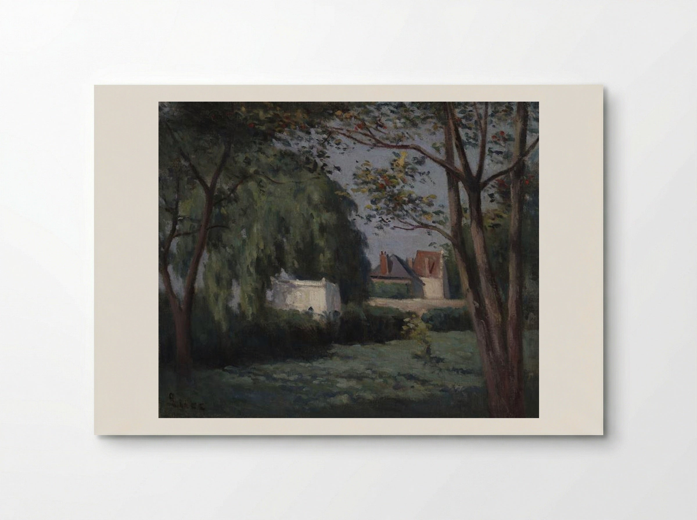 Country Scene with Three Houses and Trees - Maximilien Luce - Poster