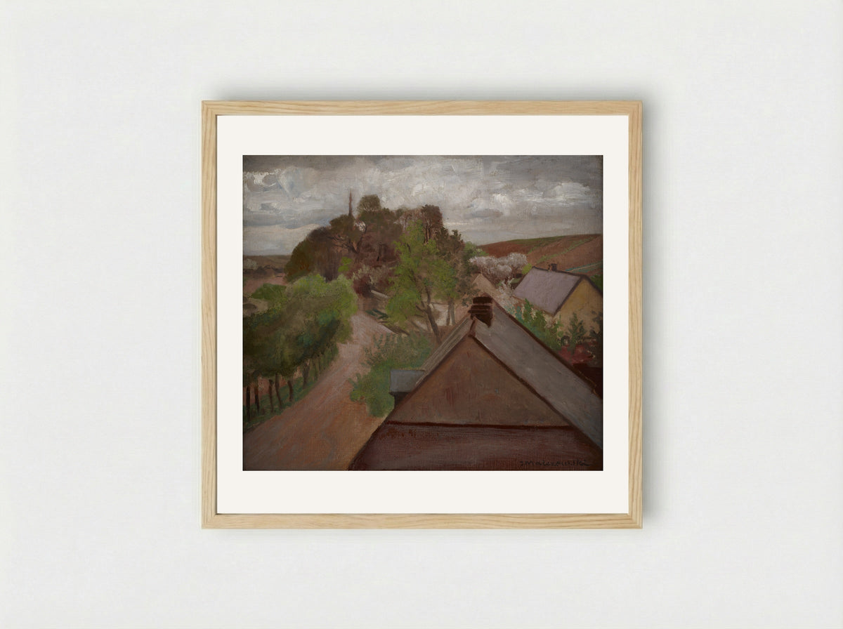 Country - Jacek Malczewski - Framed Print Wood