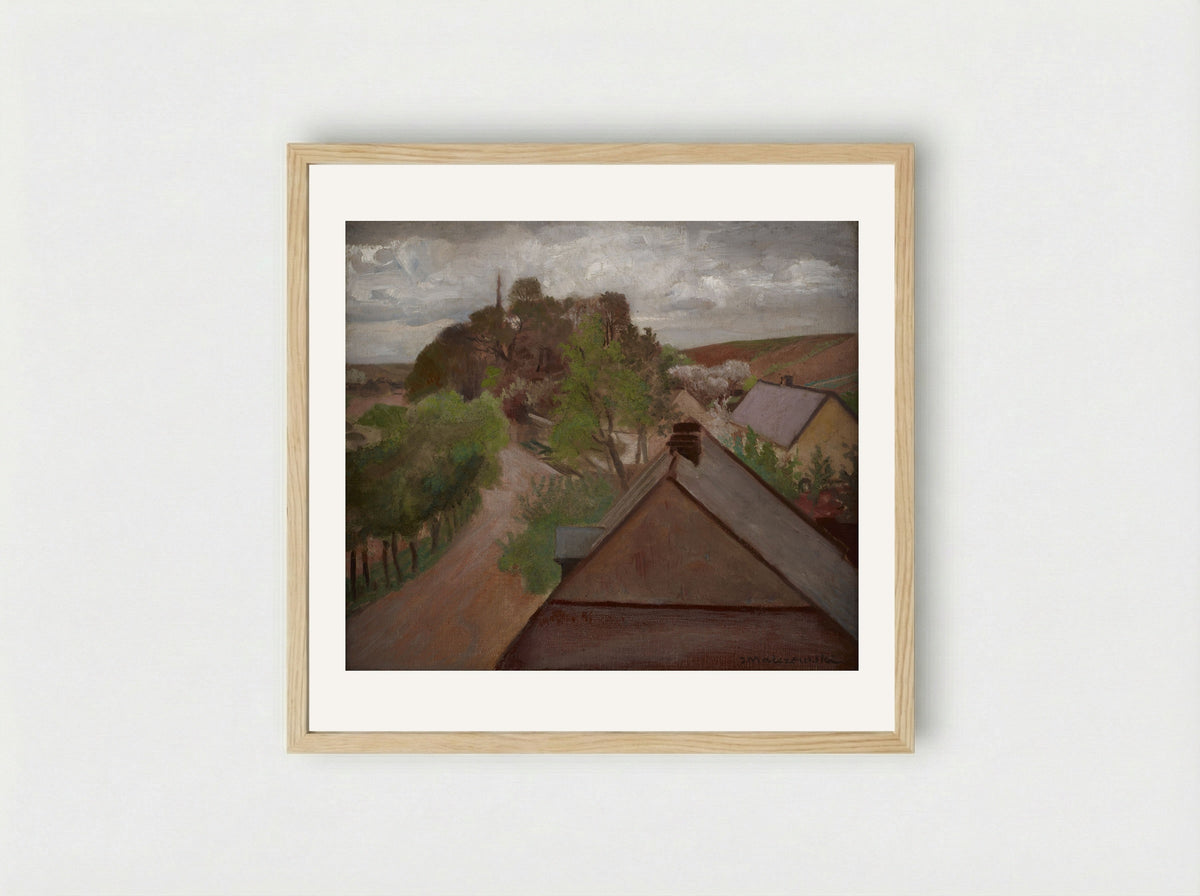 Country - Jacek Malczewski - Framed Print Wood