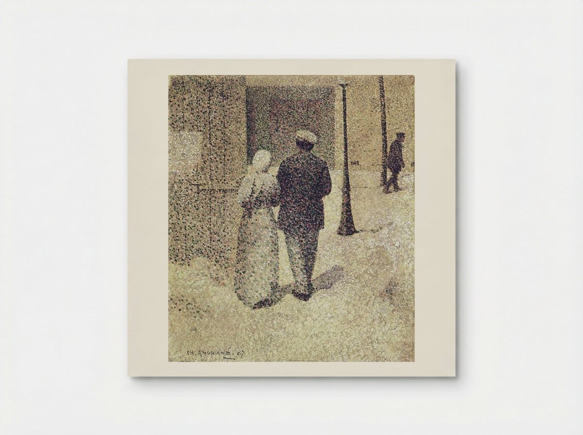 Couple in the Street - Charles Angrand - Poster