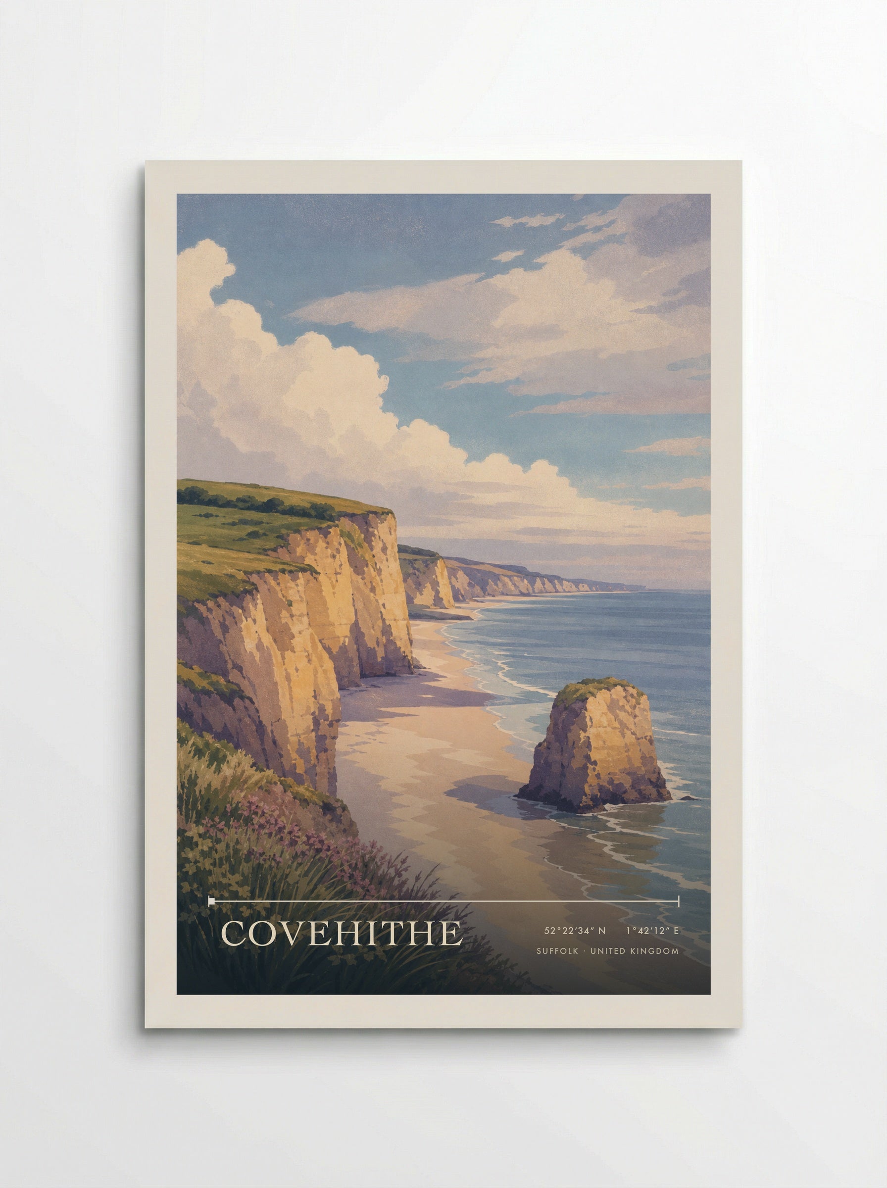 Covehithe Suffolk United Kingdom Travel Poster - Poster