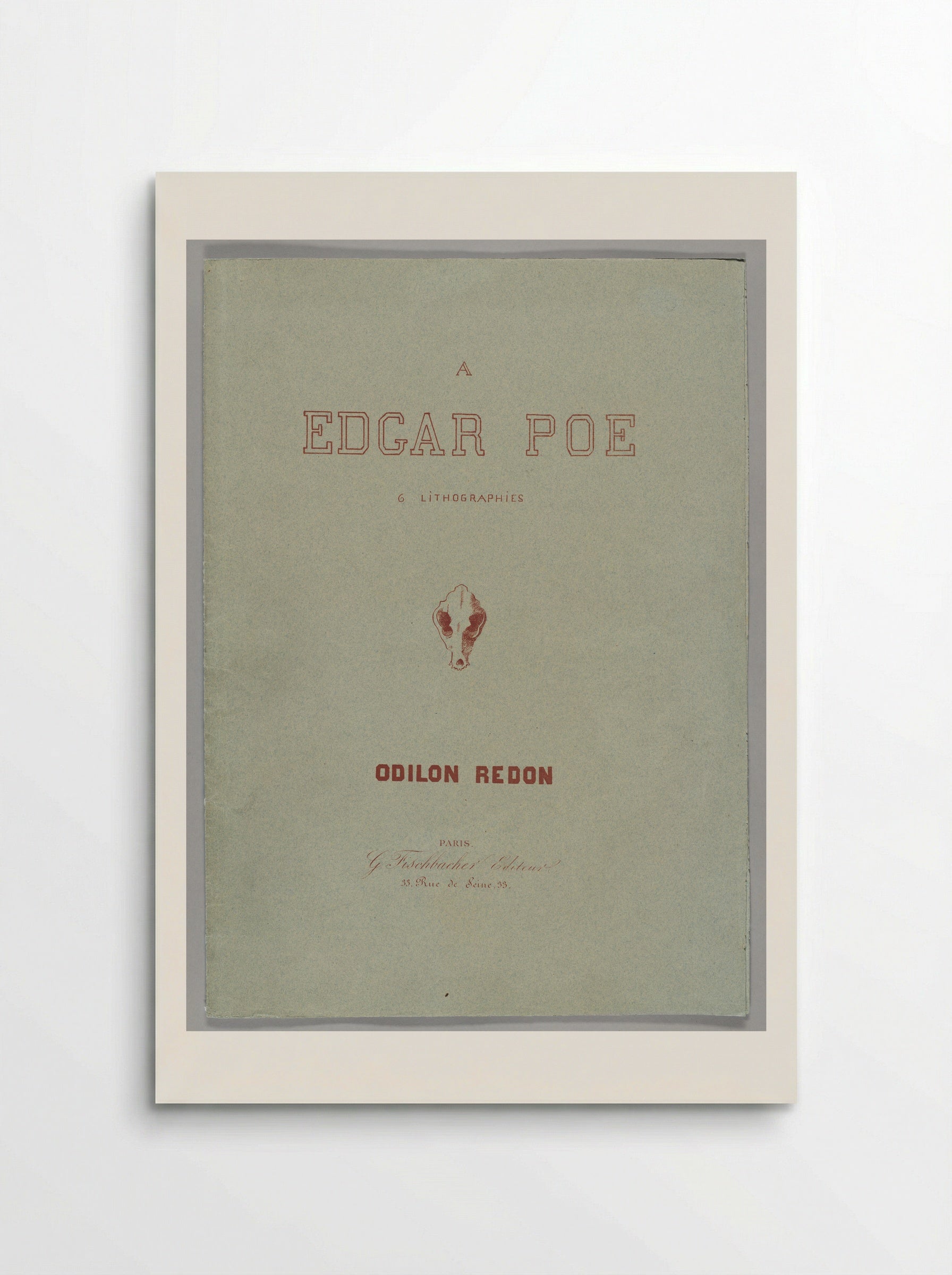 Cover for A Edgar Poe - Odilon Redon - Poster