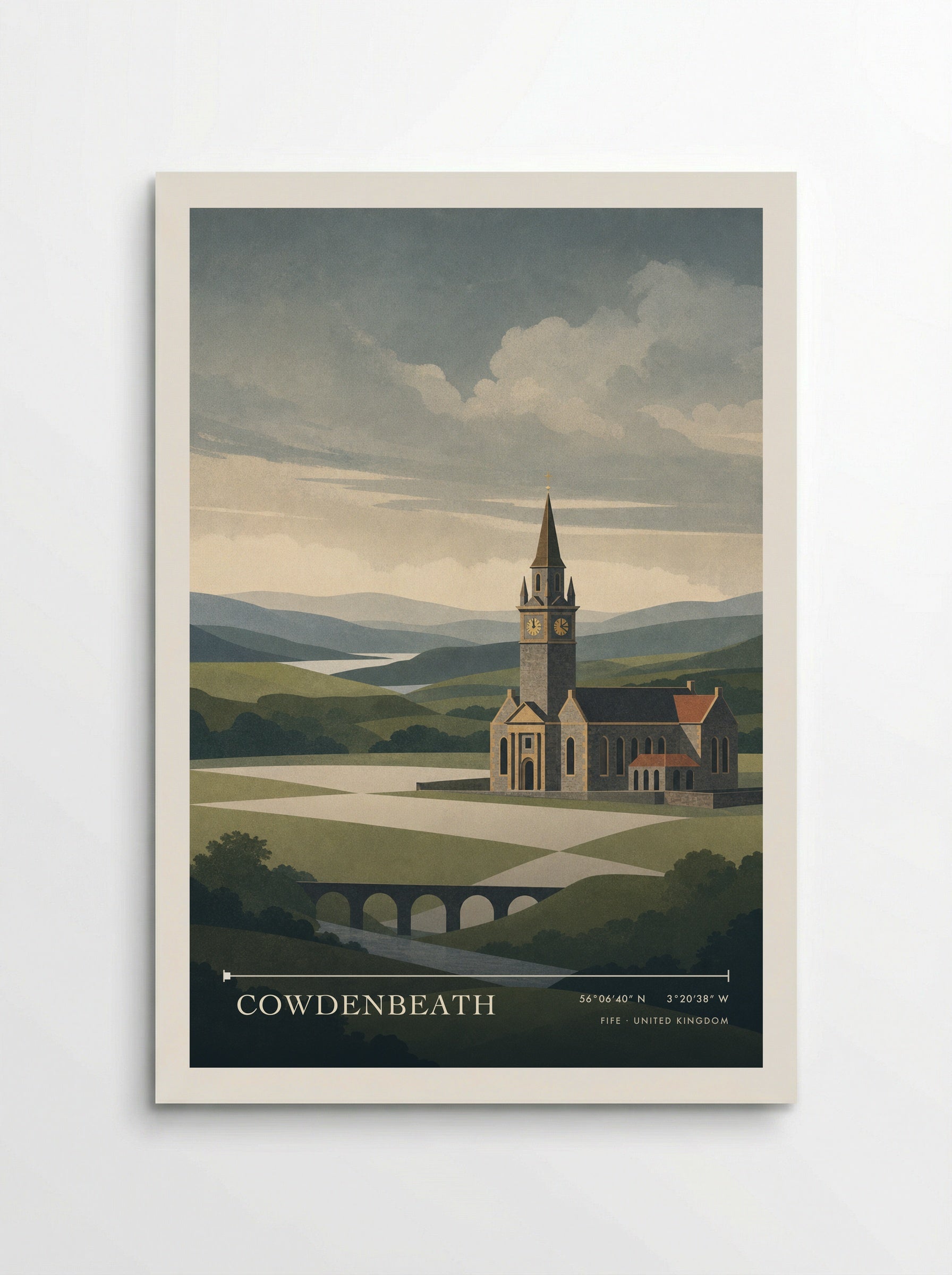 Cowdenbeath Fife United Kingdom Travel Poster - Poster