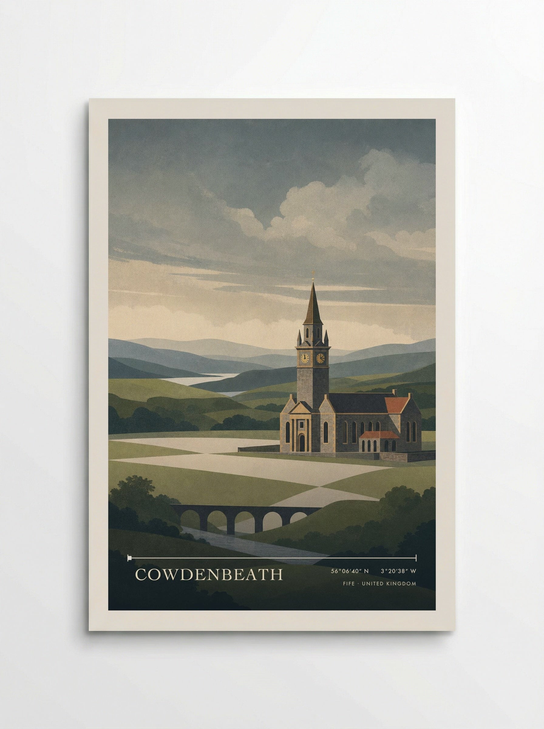 Cowdenbeath Fife United Kingdom Travel Poster - Poster