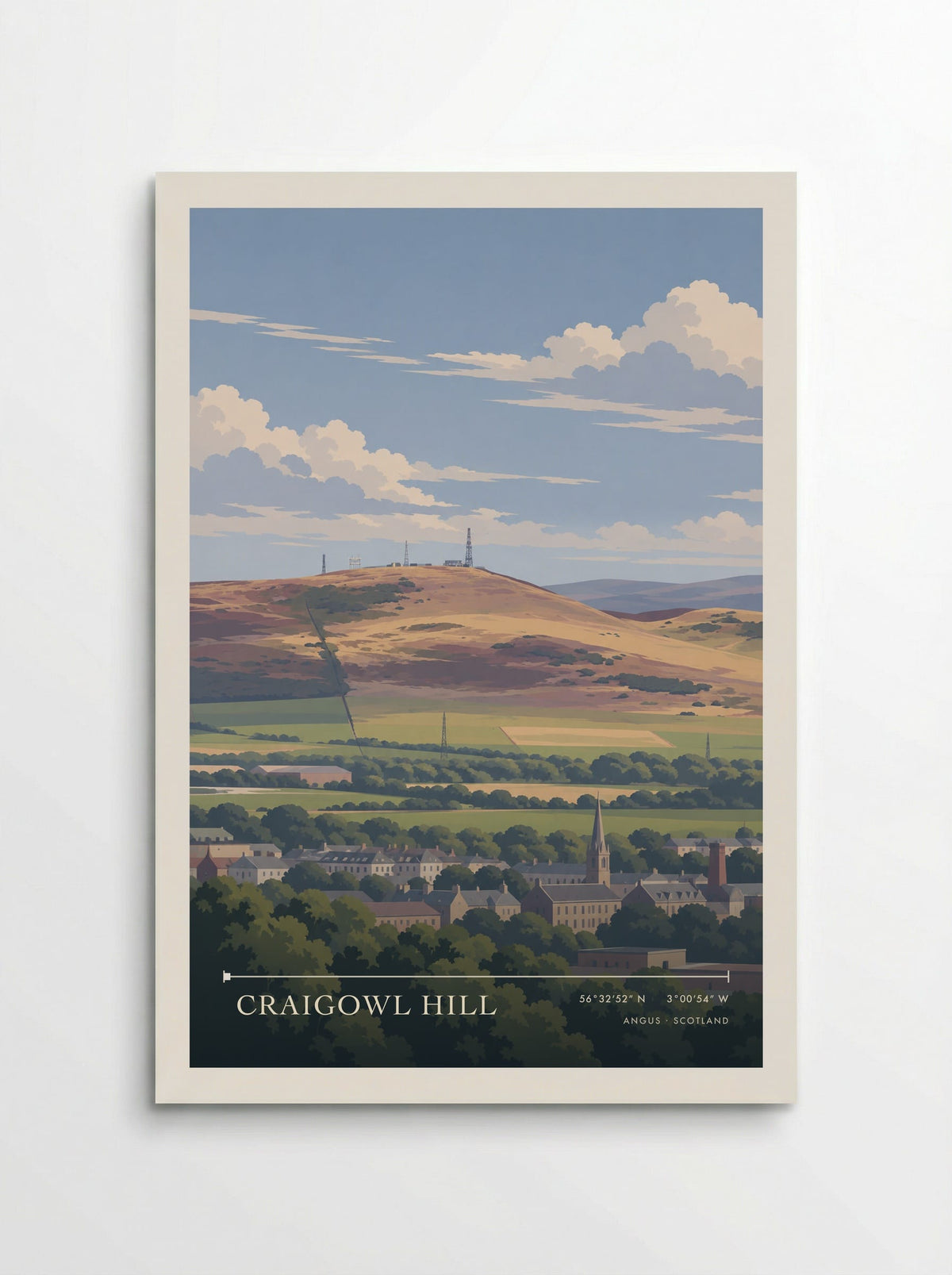 Craigowl Hill, Angus | Travel Poster - Poster