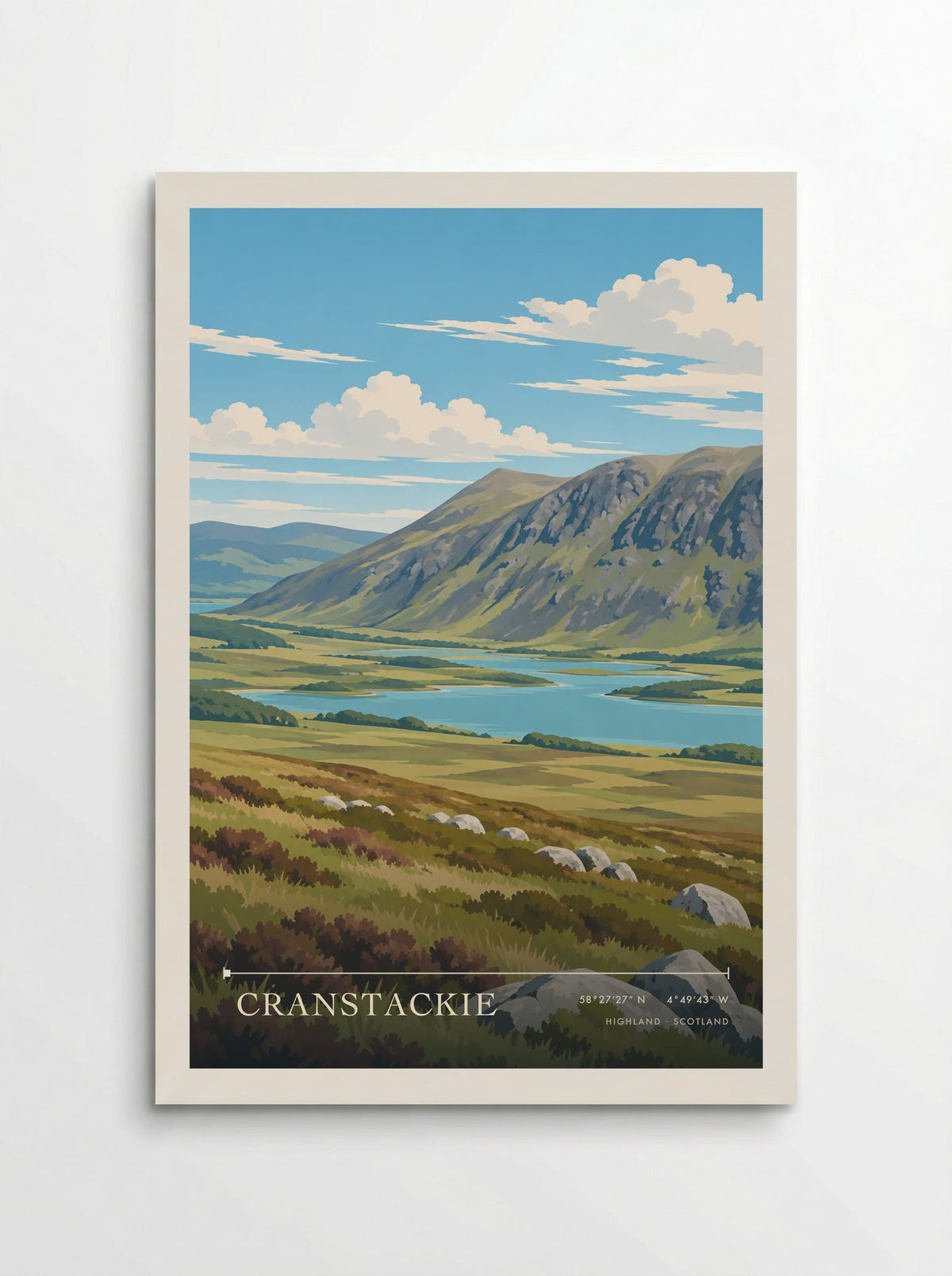 Cranstackie, Highland | Travel Poster - Poster