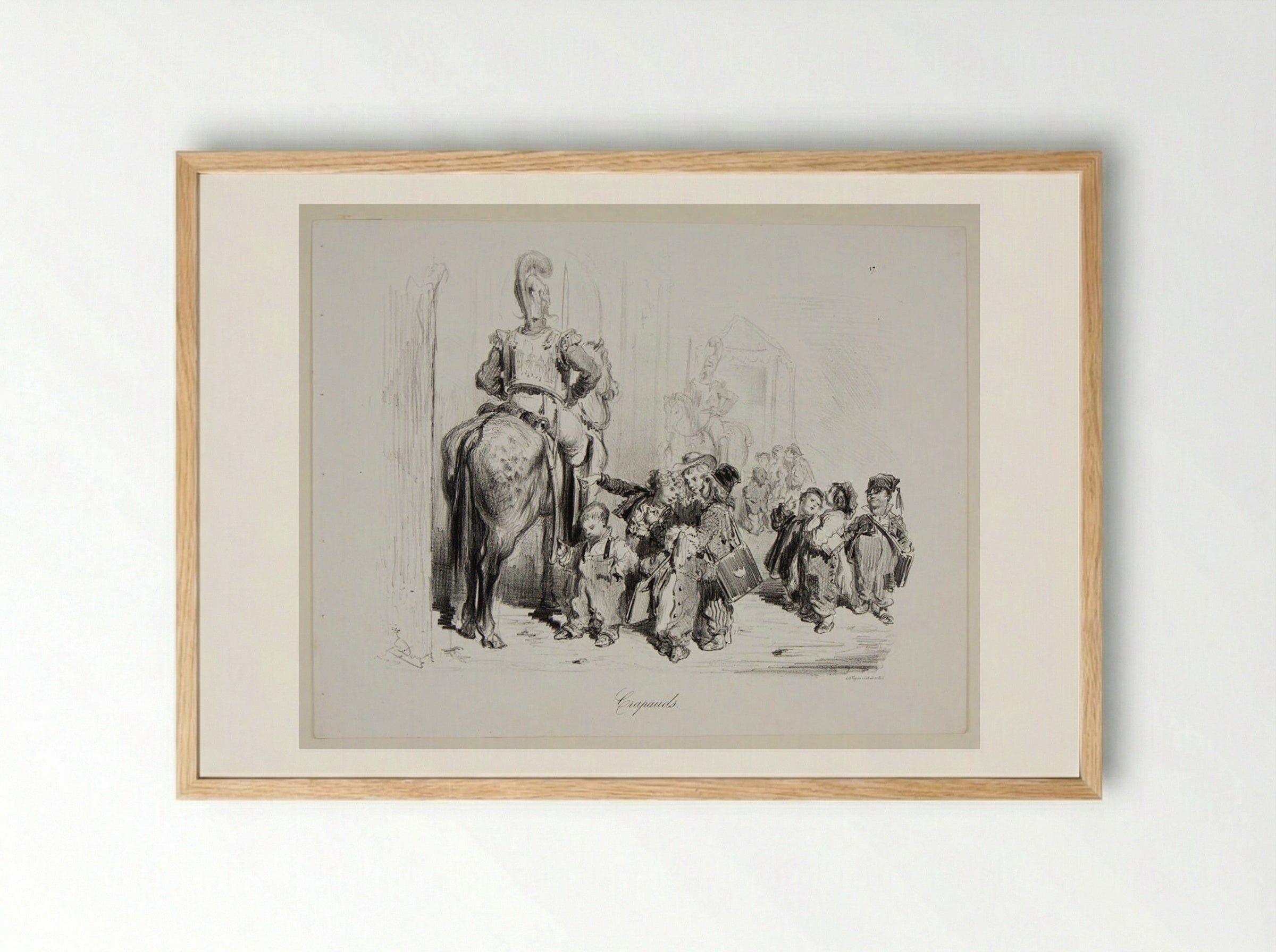 Crapauds (Toads) - Gustave Doré - Framed Print Wood