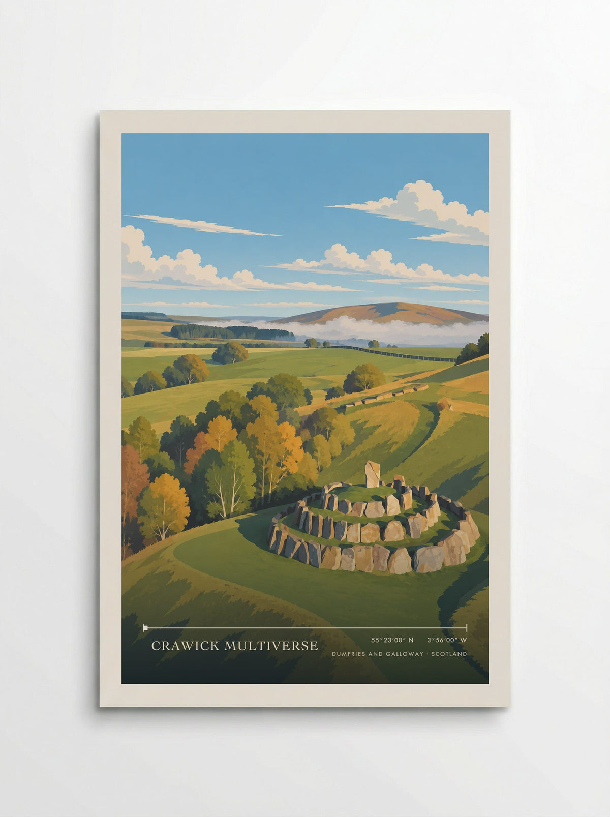 Crawick Multiverse, Dumfries and Galloway | Travel Poster - Poster