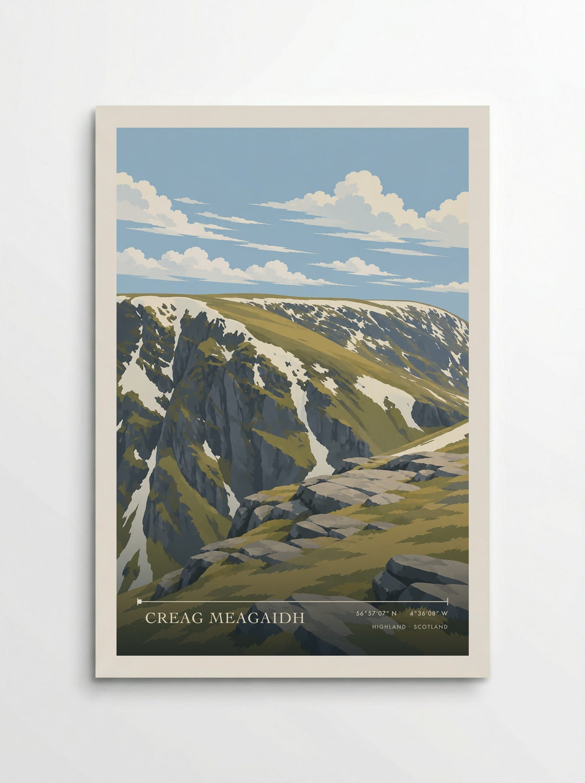 Creag Meagaidh, Highland | Travel Poster - Poster
