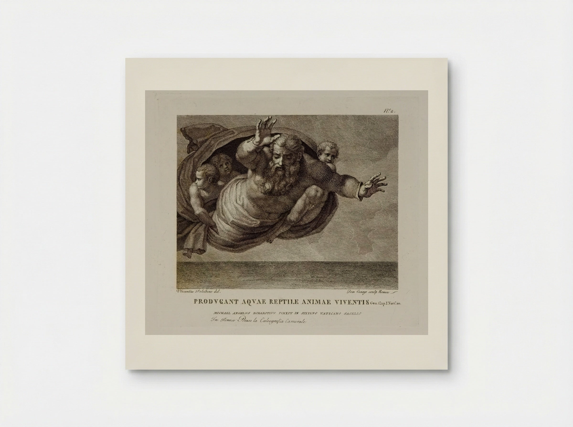Creation of Animals - Domenico Cunego - Poster