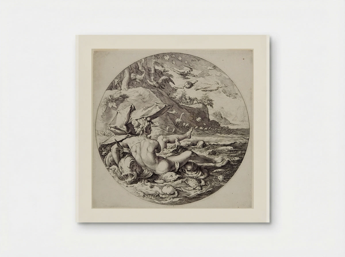 Creation of the World: Day Five - Jan Harmensz. Muller - Poster
