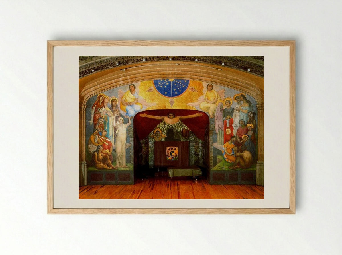 Creation - Diego Rivera - Framed Print Wood