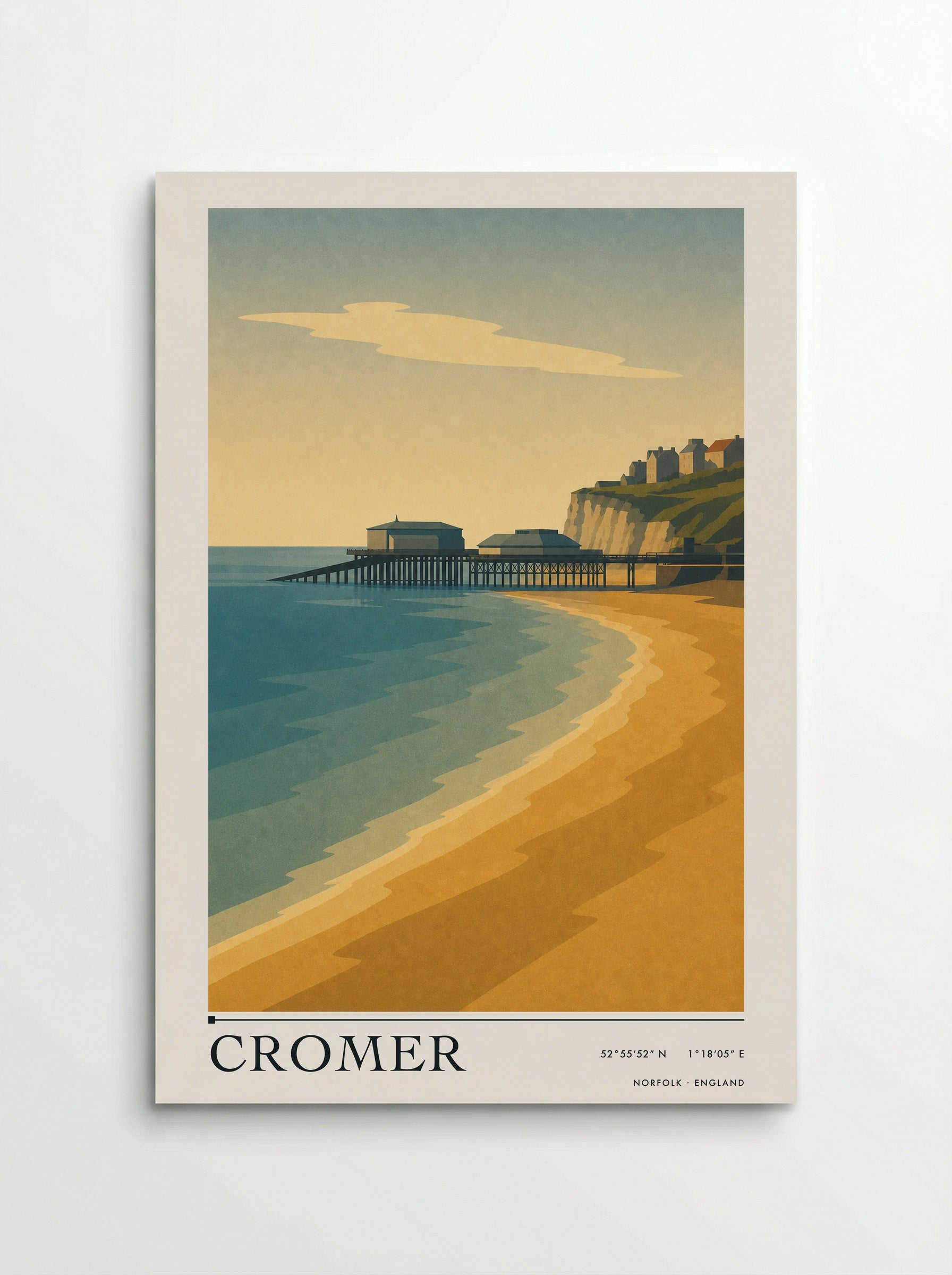 Cromer Travel Poster Artwork - Poster
