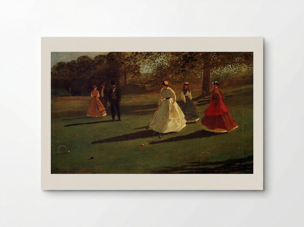 Croquet Players - Winslow Homer - Poster