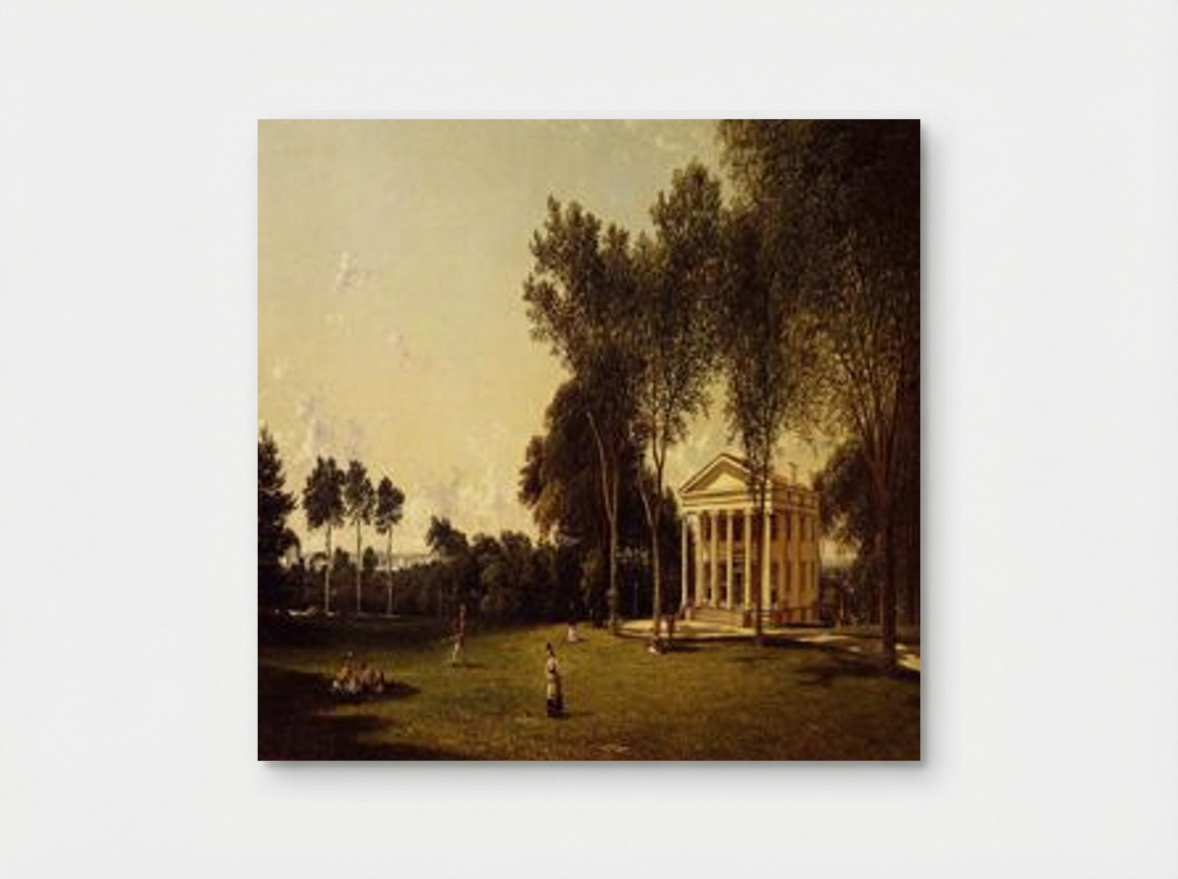 Croquet on the Lawn - David Johnson - Poster