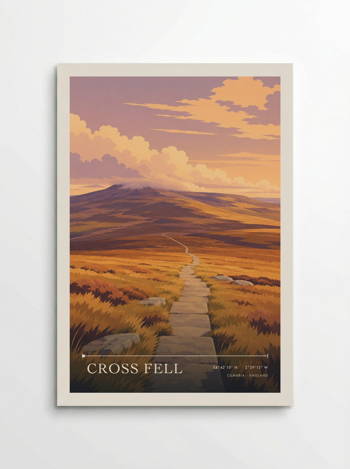 Cross Fell, Cumbria | Travel Poster - Poster