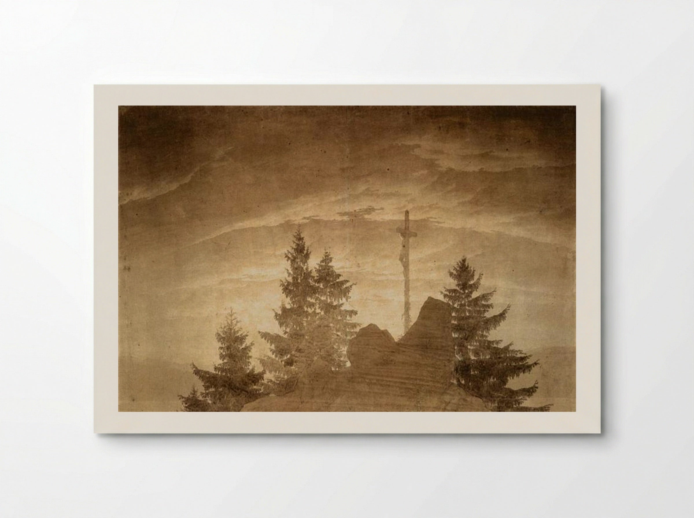 Cross in the Mountains - Caspar David Friedrich - Poster