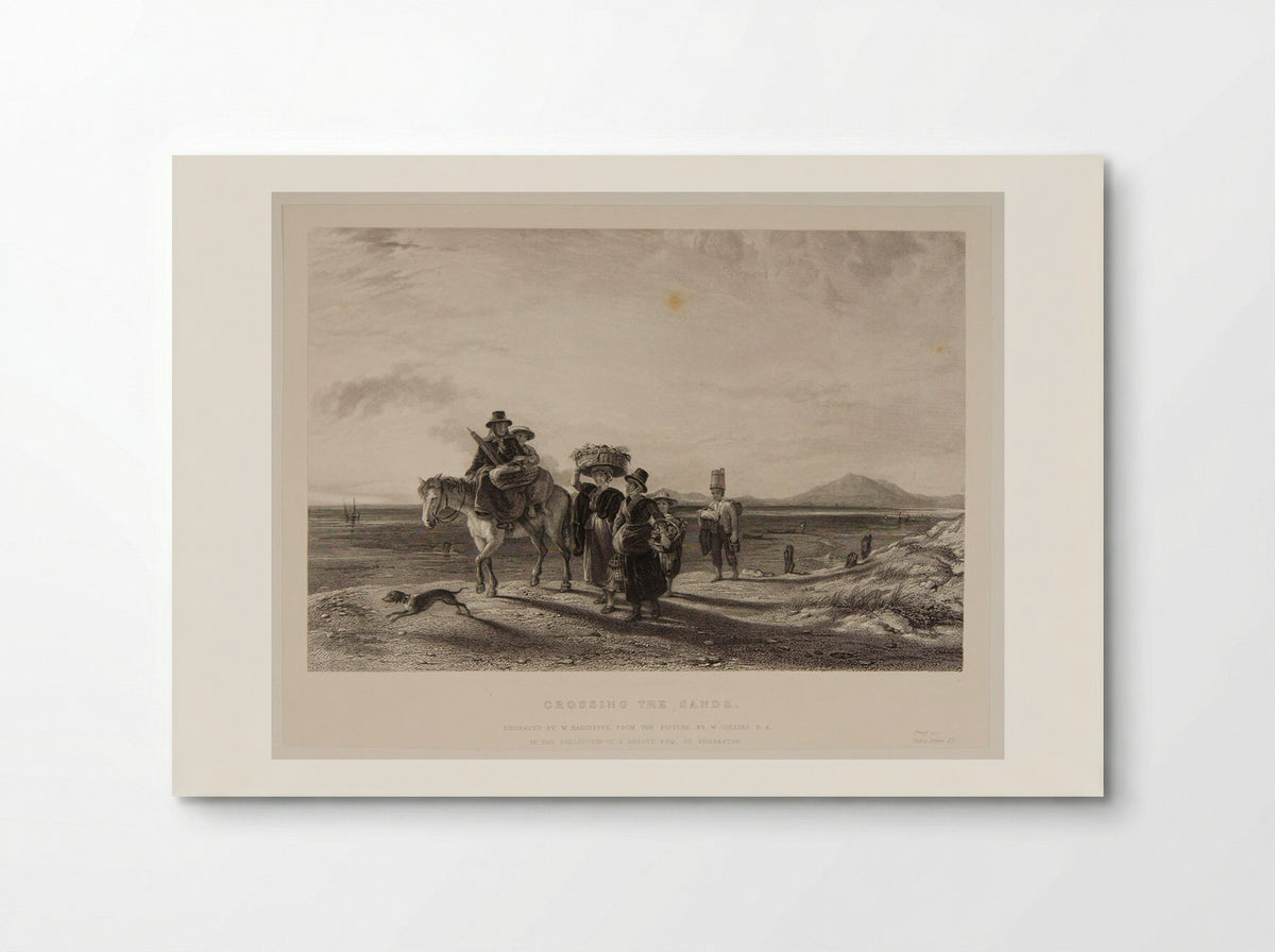 Crossing the Sands - William Radclyffe - Poster