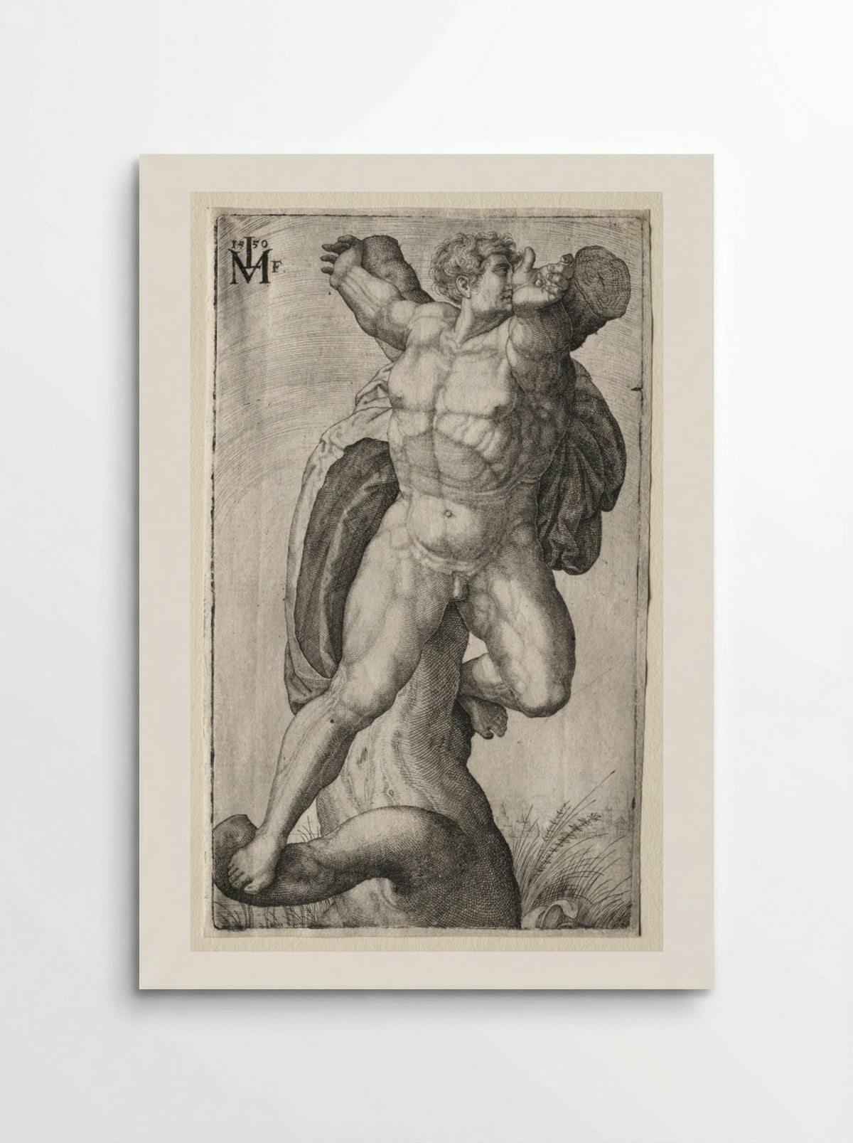 Crucified Man - Melchior Lorck - Poster