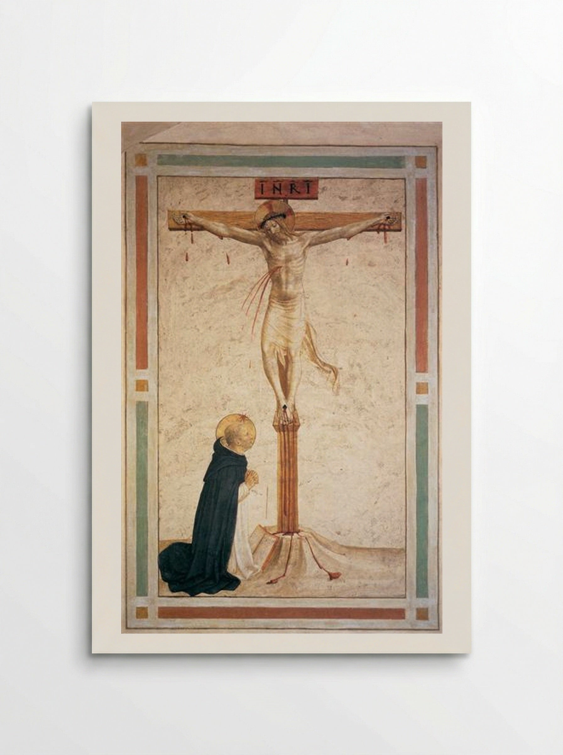 Crucifixion with St. Dominic - Fra Angelico - Poster