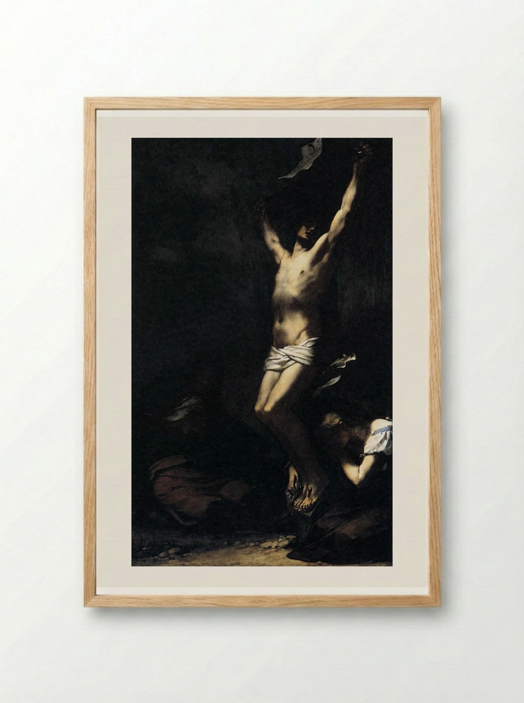 Crucifixion - Pierre-Paul Prud'hon - Framed Print Wood