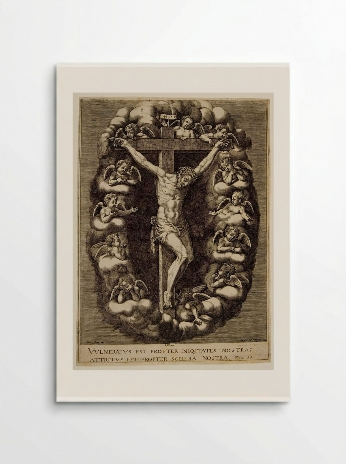Crucifixion - Giorgio Ghisi - Poster