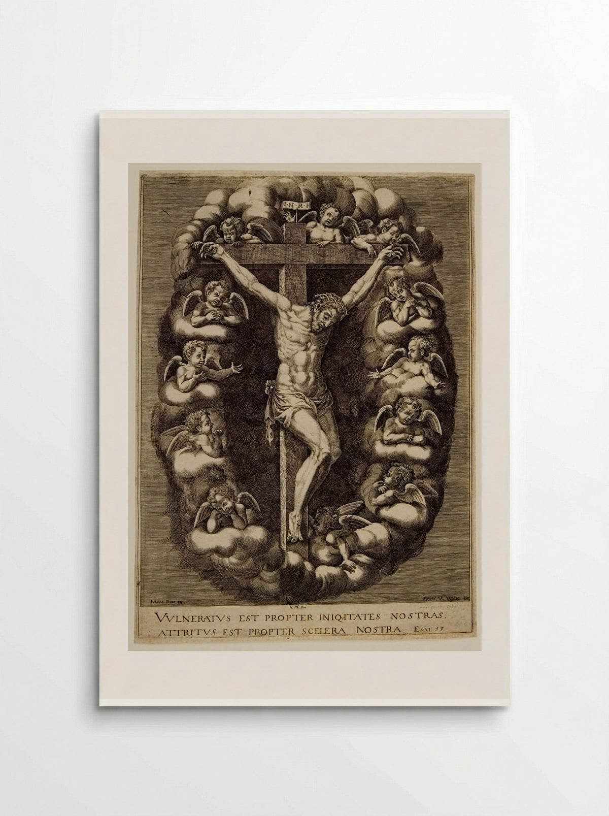 Crucifixion - Giorgio Ghisi - Poster