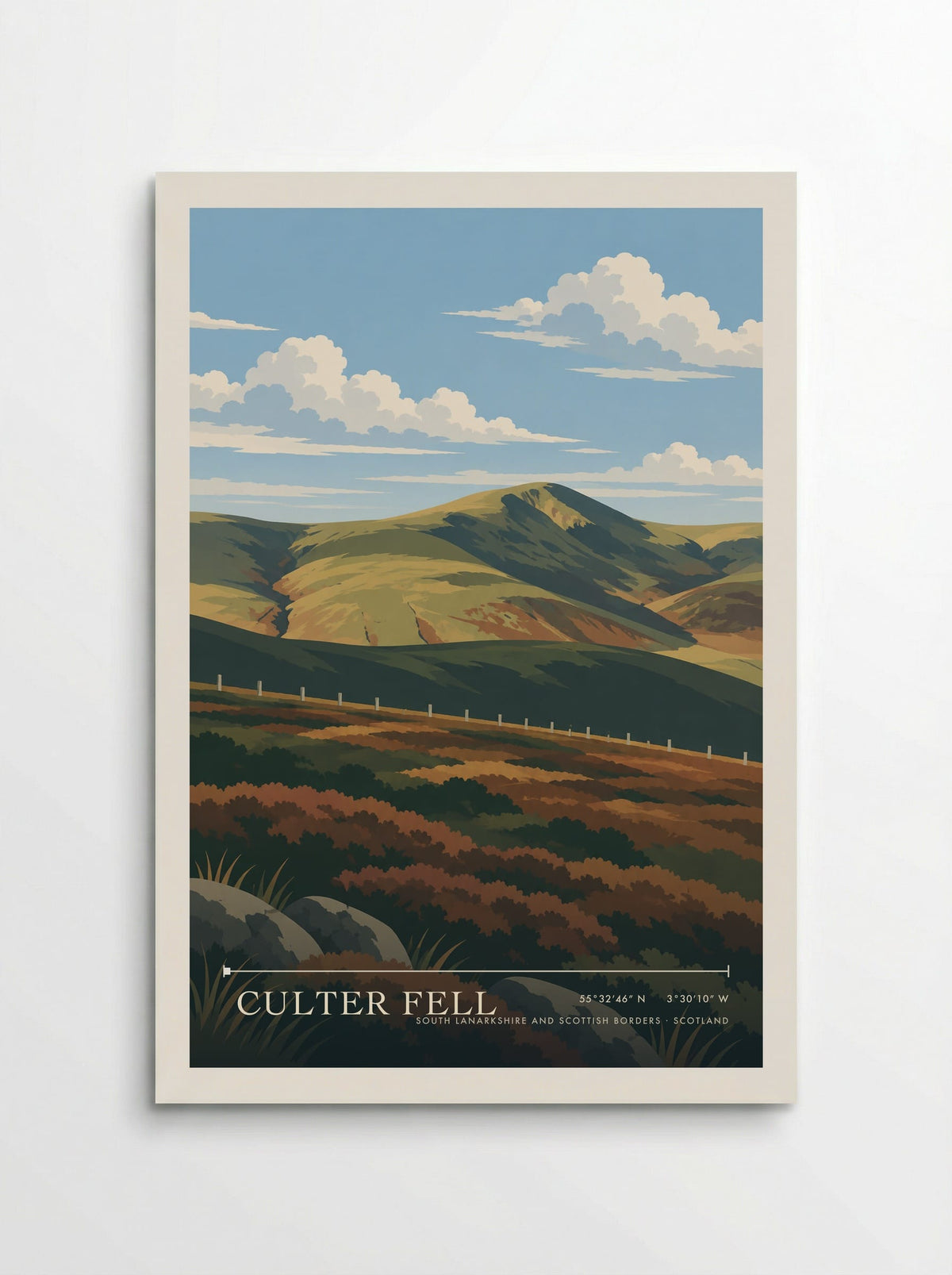 Culter Fell, South Lanarkshire and Scottish Borders | Travel Poster - Poster