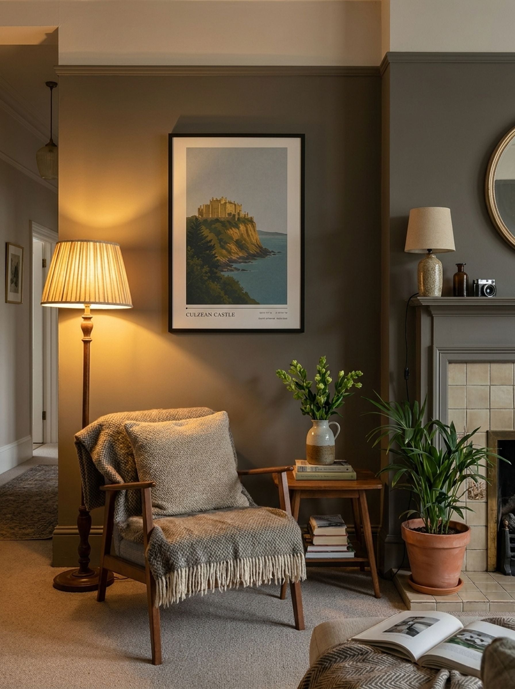 Culzean Castle Travel Poster Artwork - Lifestyle