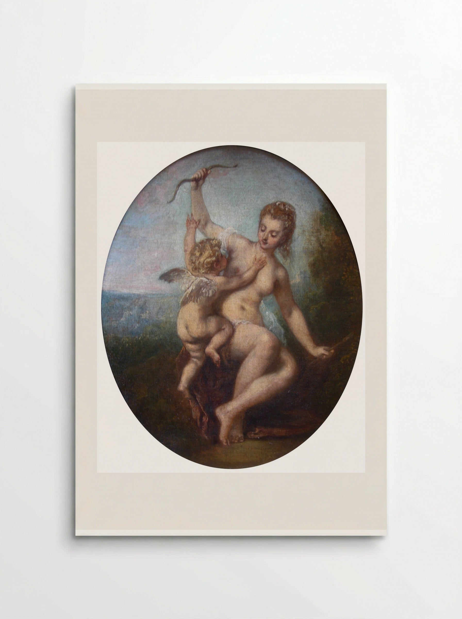 Cupid Disarmed - Antoine Watteau - Poster