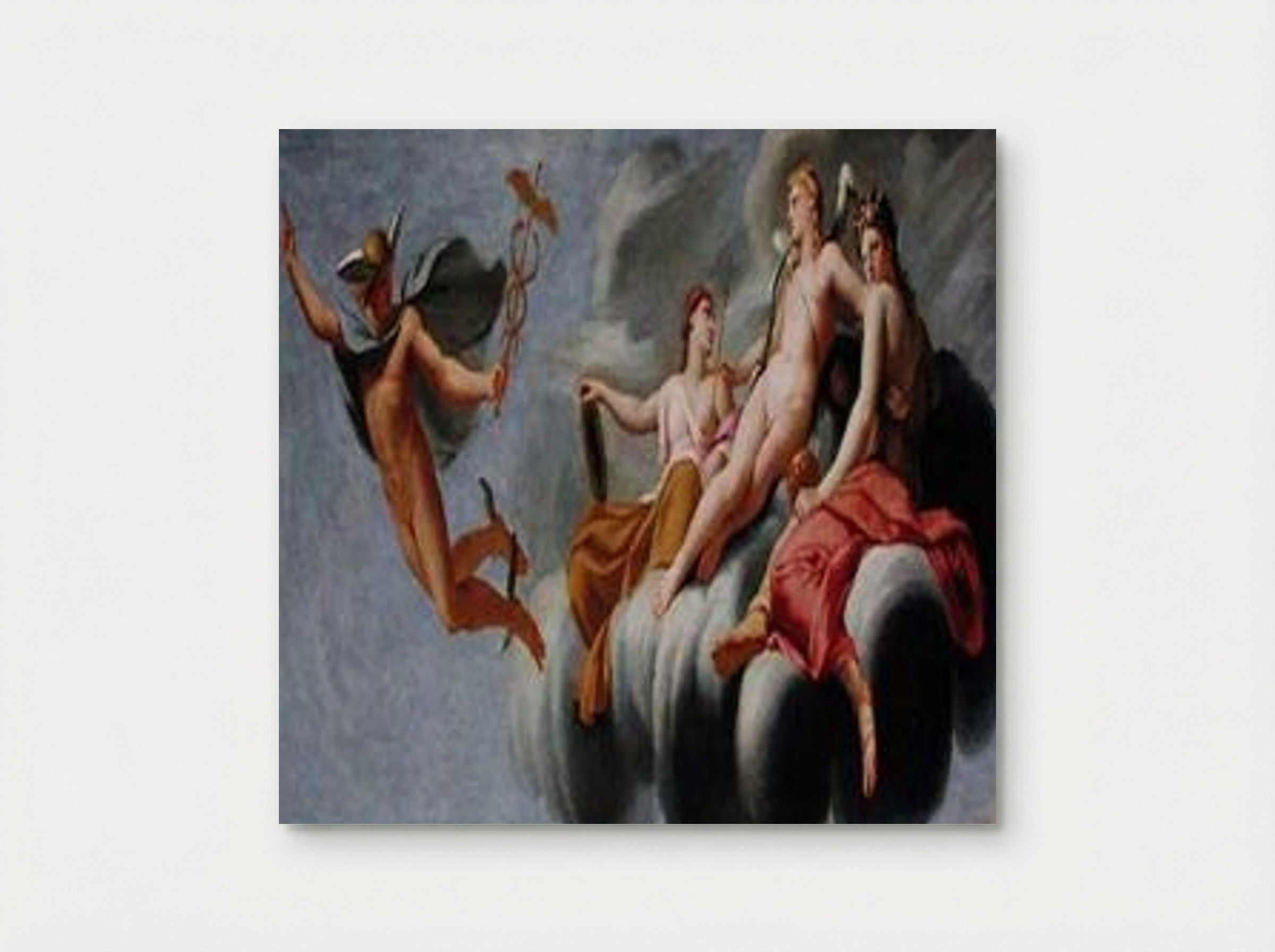 Cupid Ordering Mercury to Announce his Power to the Universe - Eustache Le Sueur - Poster