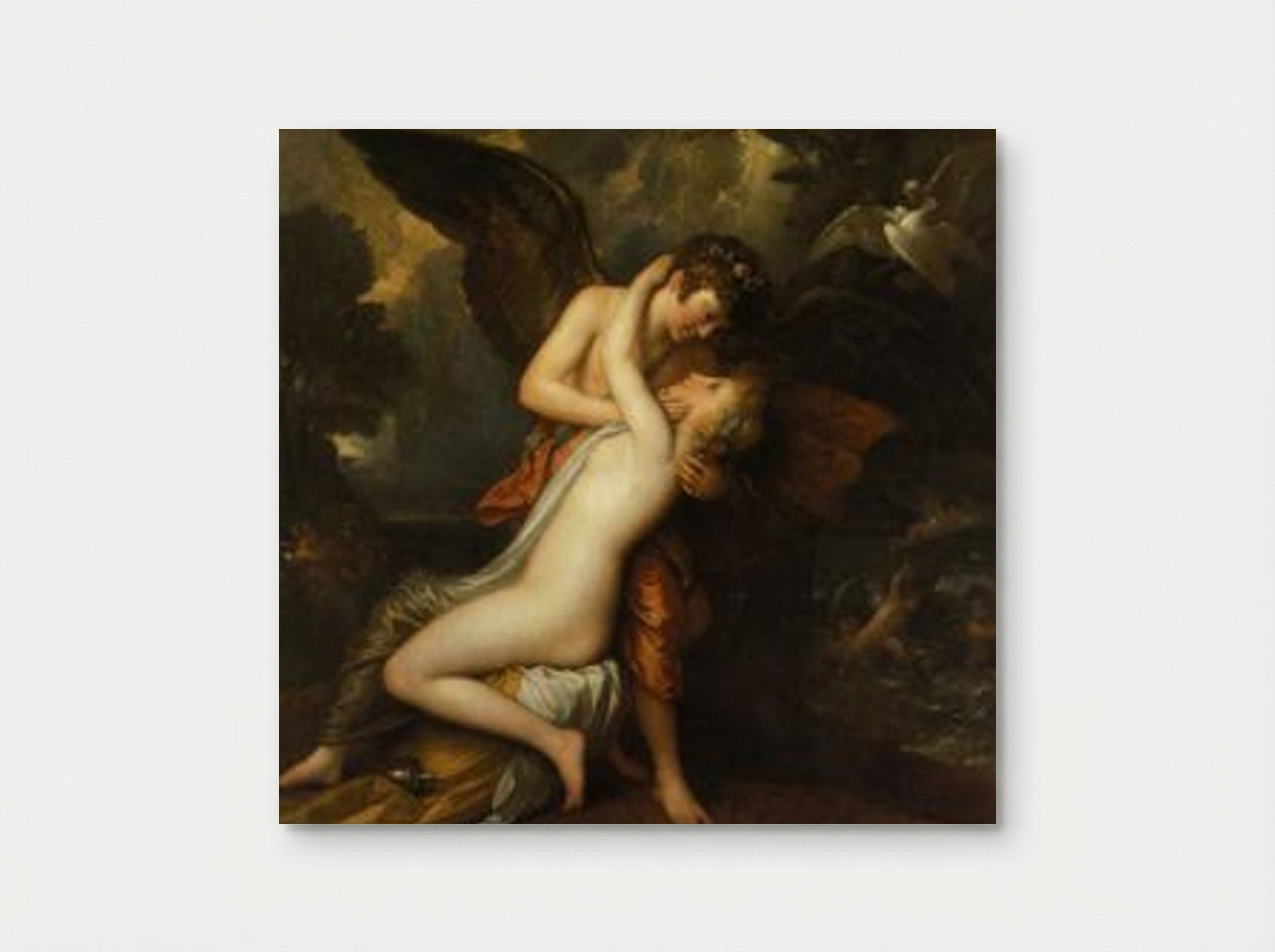 Cupid and Psyche - Benjamin West - Poster