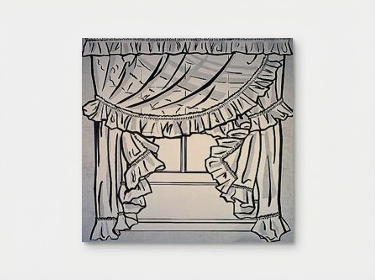 Curtains - Roy Lichtenstein - Poster