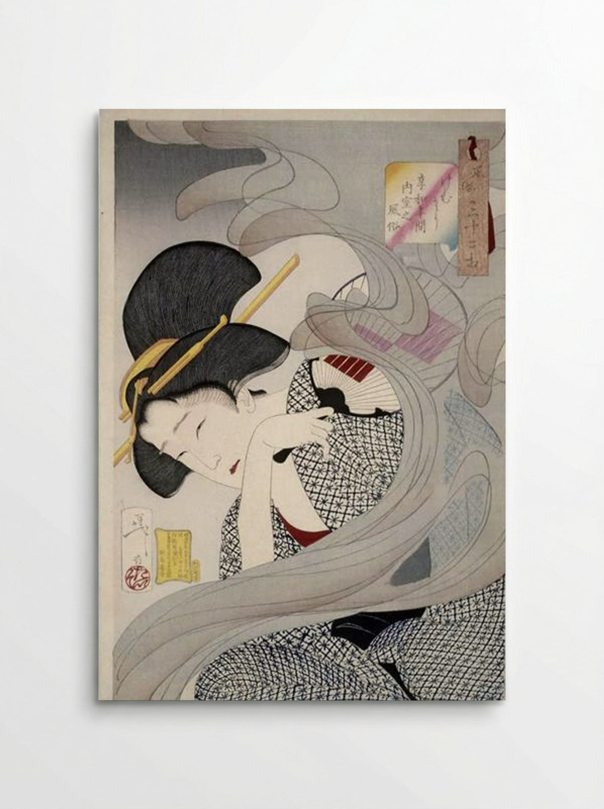 Customs of the Kansei Era - Tsukioka Yoshitoshi - Poster