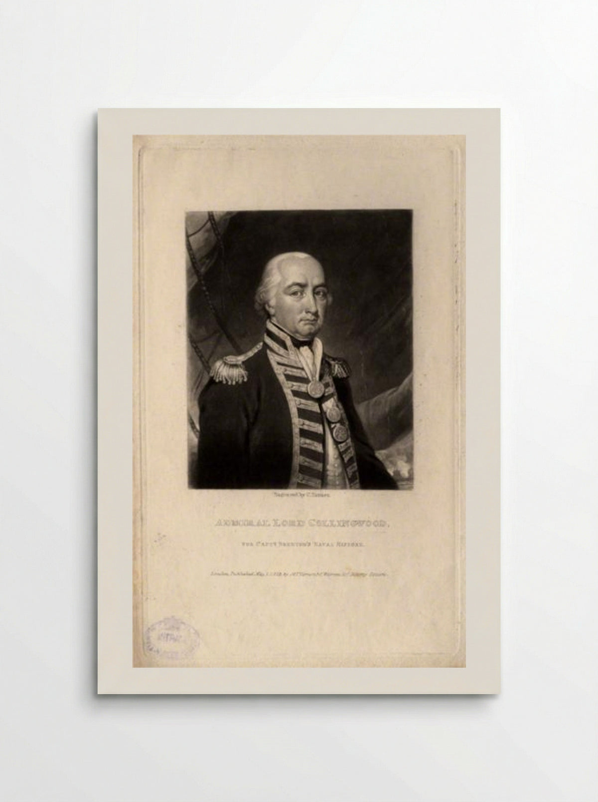 Cuthbert Collingwood, Baron Collingwood - Charles Turner - Poster