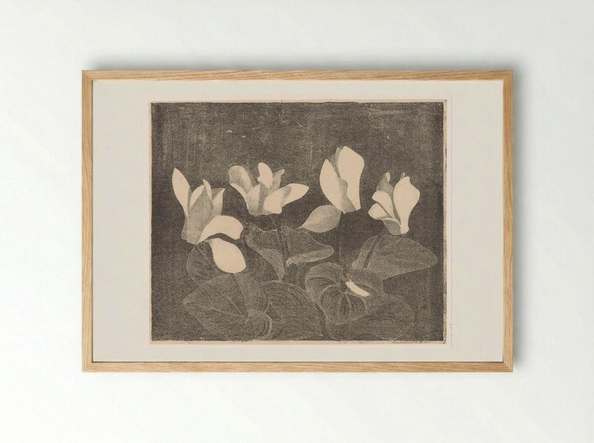 Cyclamen - Samuel Jessurun de Mesquita - Framed Print Wood