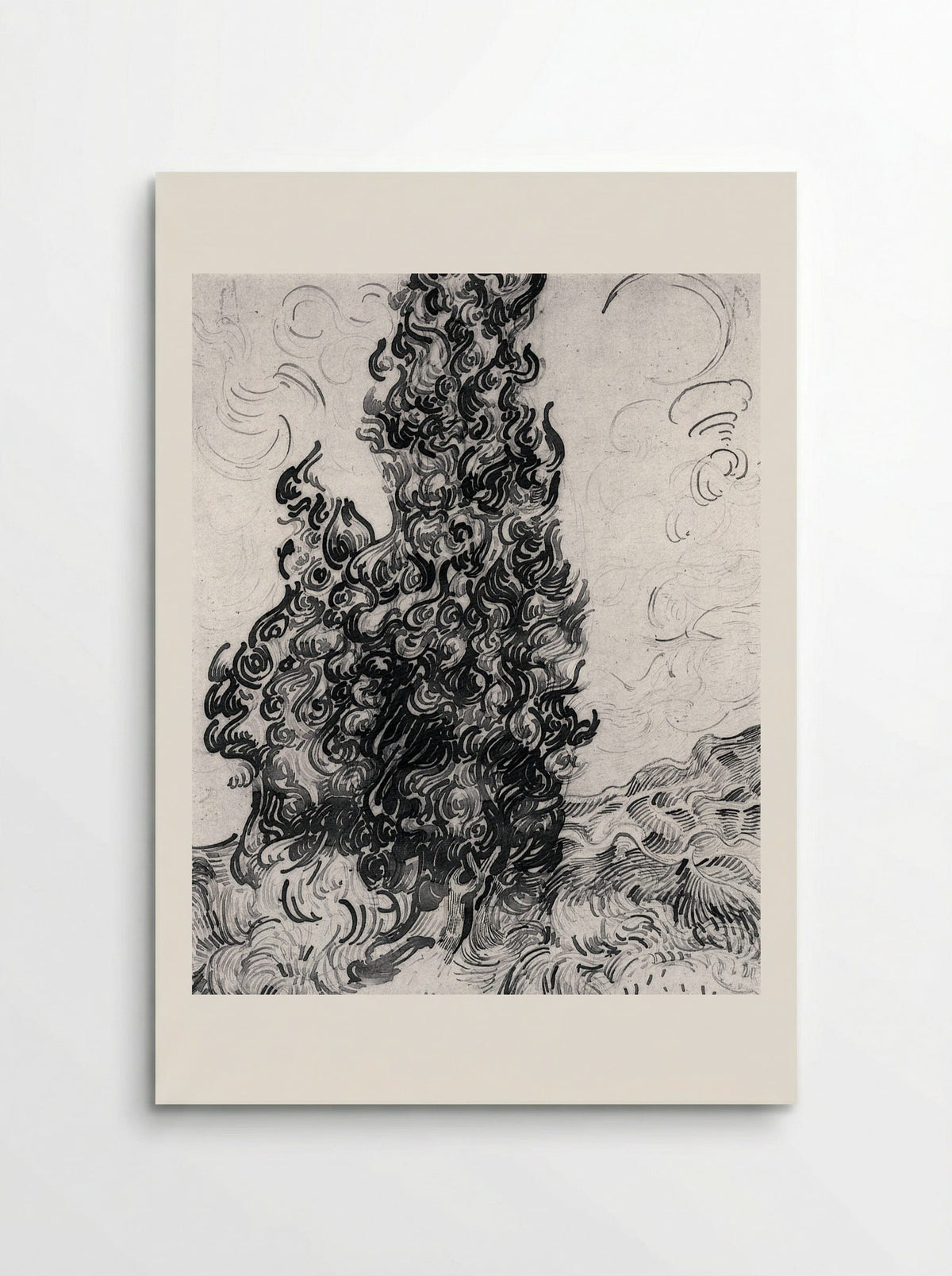 Cypresses - Vincent van Gogh - Poster