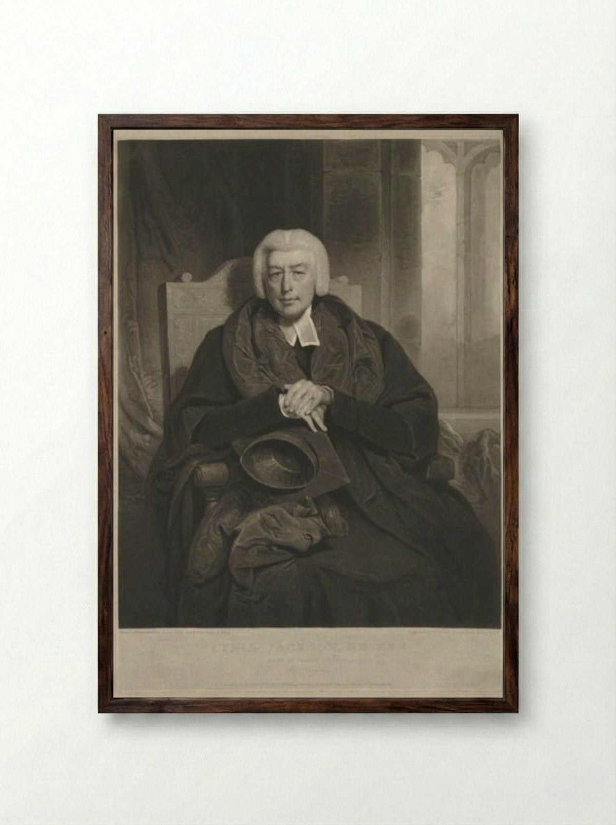 Cyril Jackson - Charles Turner - Framed Print Dark Wood