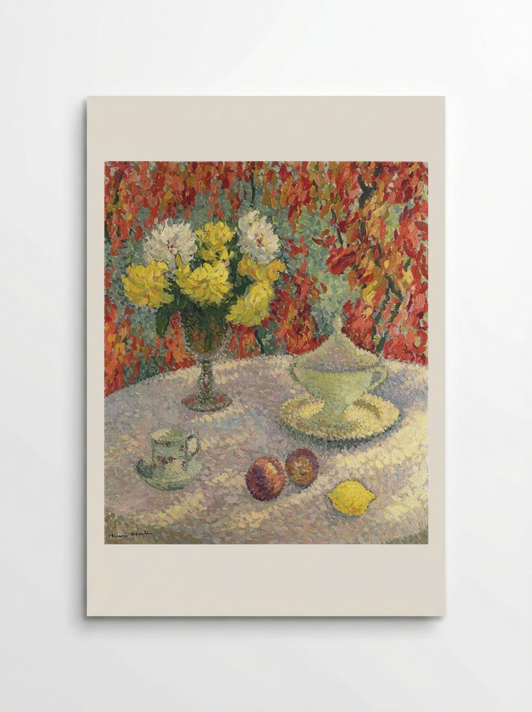 Dahlias in the Sun - Henri Martin - Poster