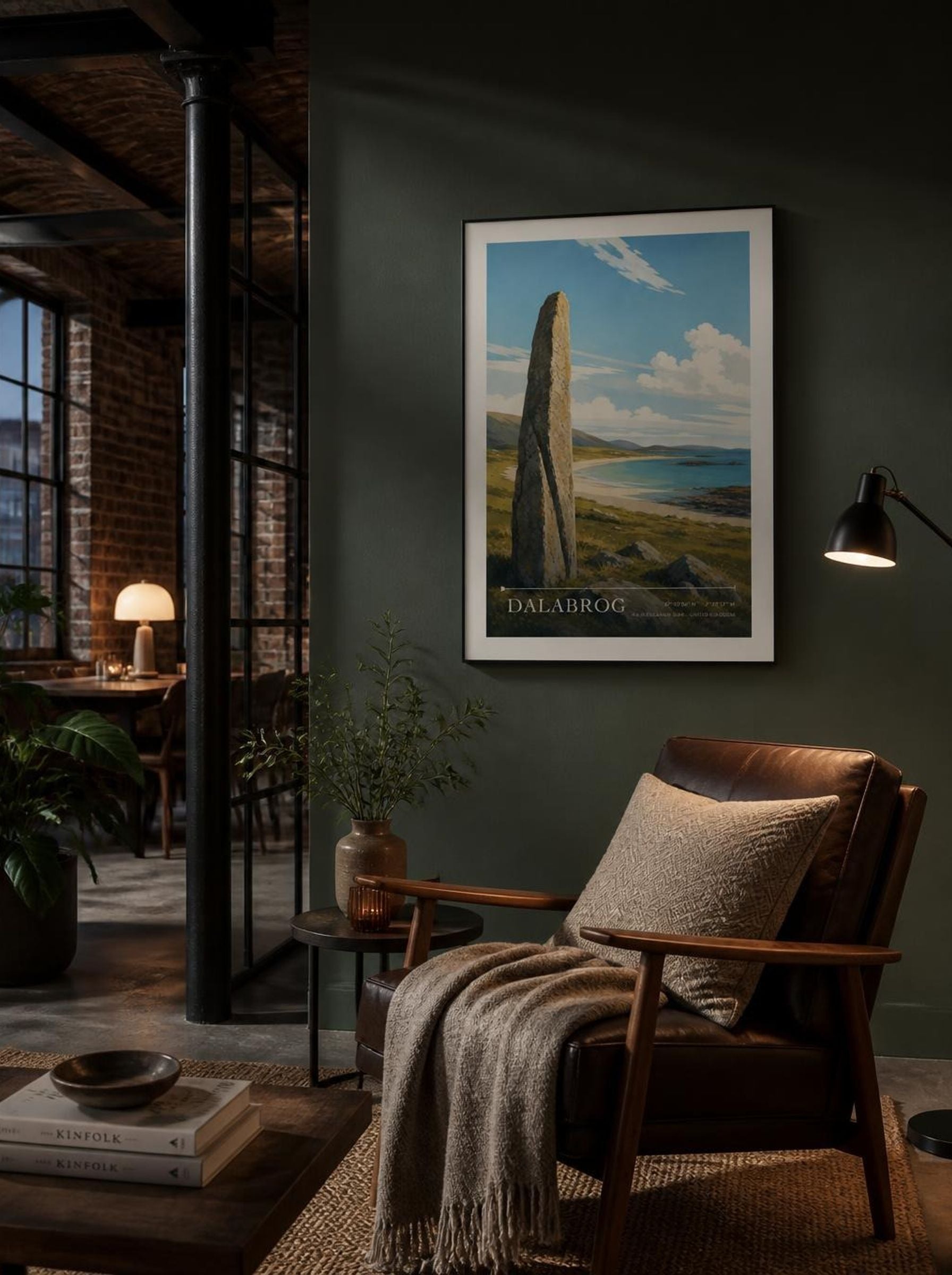 Dalabrog Na h-Eileanan Siar United Kingdom Travel Poster - Lifestyle