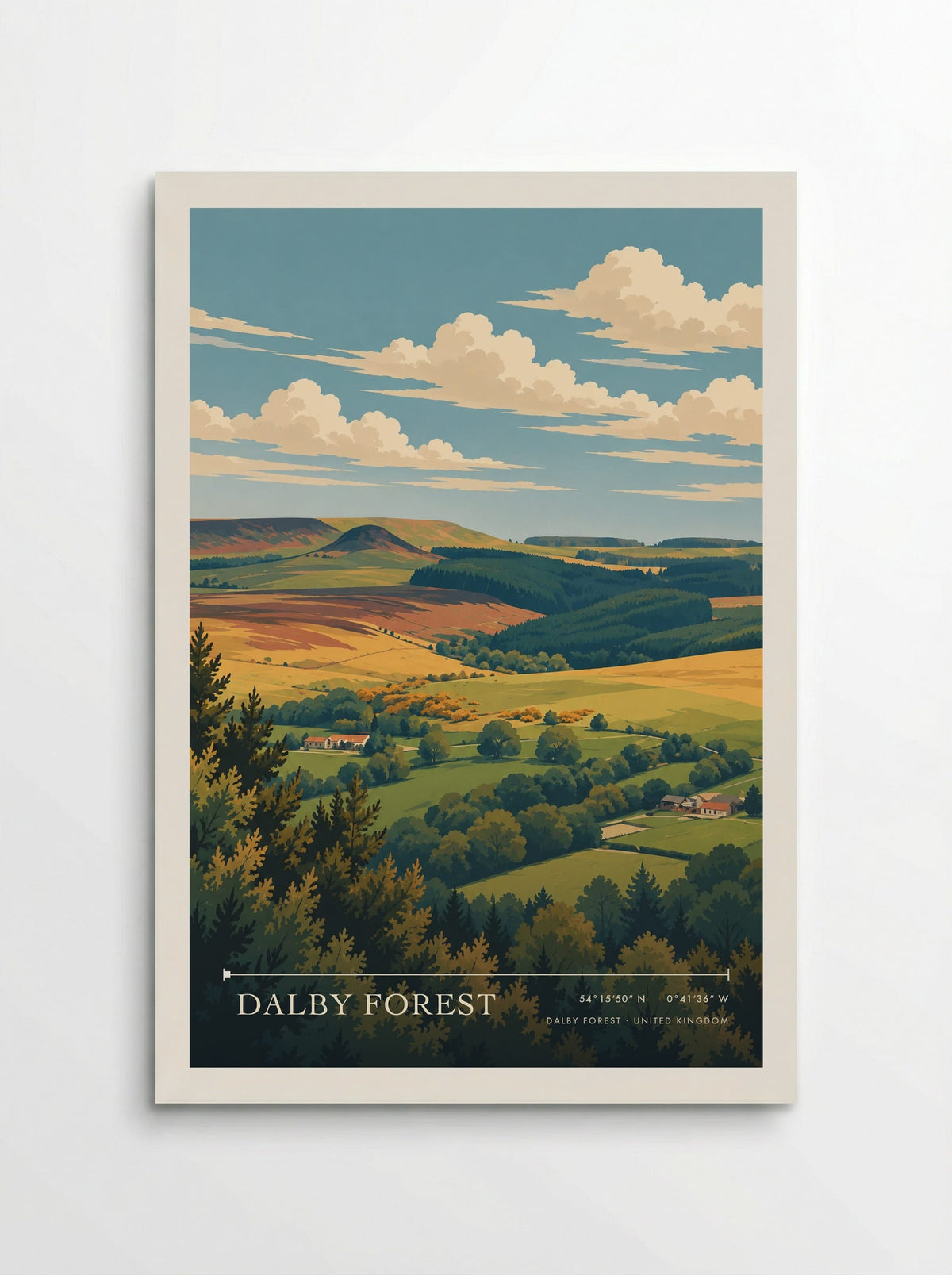 Dalby Forest | Travel Poster - Poster