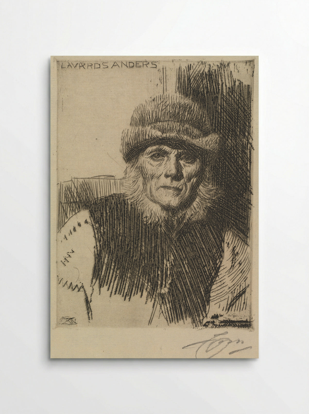 Dalecarlian Peasant - Anders Zorn - Poster